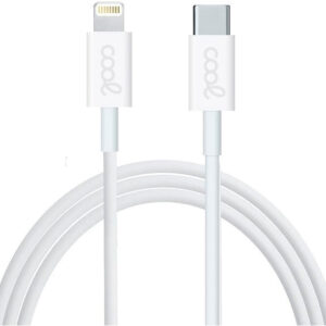 Cabo USB Tipo-C Macho - Lighting Macho 1.2mts (Branco) - COOL