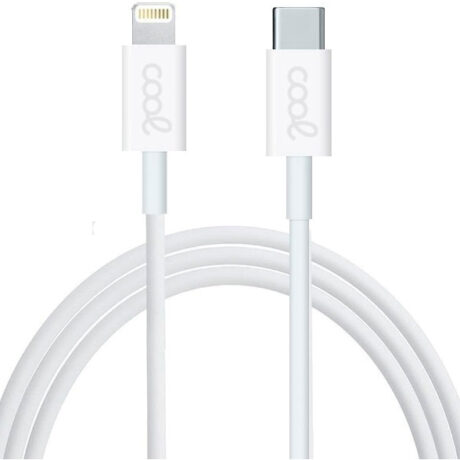 Cabo USB Tipo-C Macho - Lighting Macho 1.2mts (Branco) - COOL