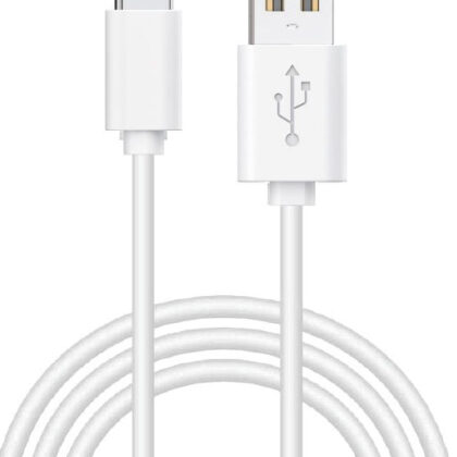 Cabo USB A Macho - Tipo-C 2.4A 1,2mts (Branco) - COOL