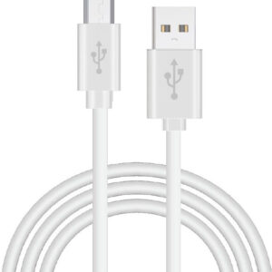 Cabo USB A Macho - Micro-Usb Macho 2.4A 1.2mts (Branco) - COOL