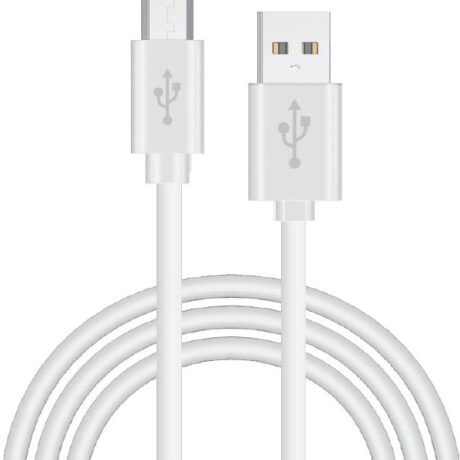 Cabo USB A Macho - Micro-Usb Macho 2.4A 1.2mts (Branco) - COOL