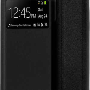 Capa Livro p/ Xiaomi Redmi Note 10 / Note 10s Smooth (Preto) - COOL