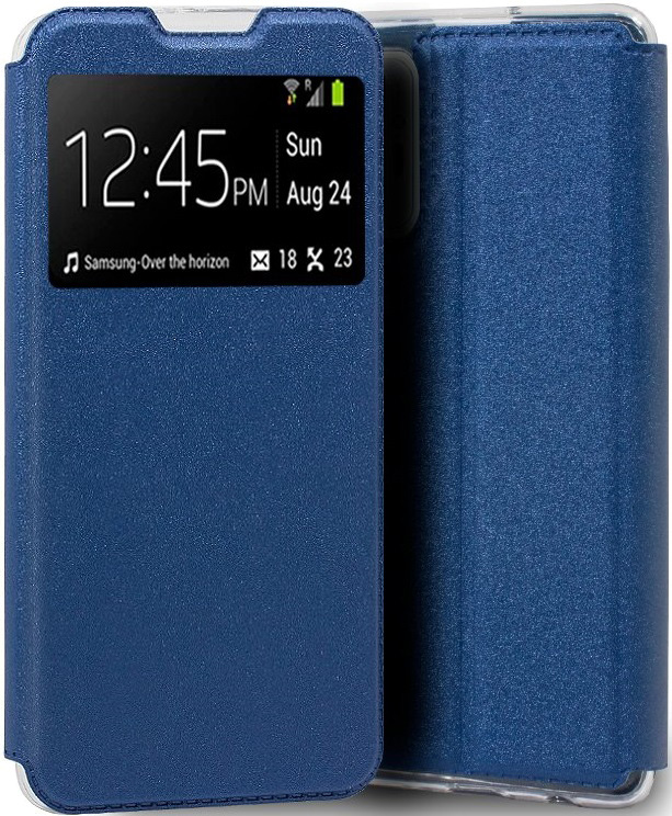 Capa Livro p/ Xiaomi Redmi Note 10 / Note 10s Smooth (Azul) - COOL