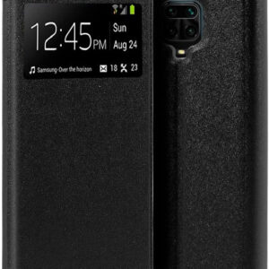 Capa Livro p/ Xiaomi Redmi Note 9S / Note 9 Pro Smooth (Preto) - COOL