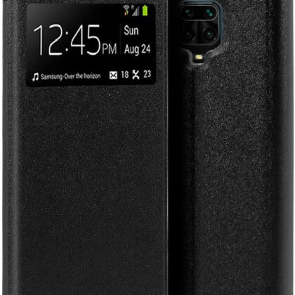 Capa Livro p/ Xiaomi Redmi Note 9S / Note 9 Pro Smooth (Preto) - COOL