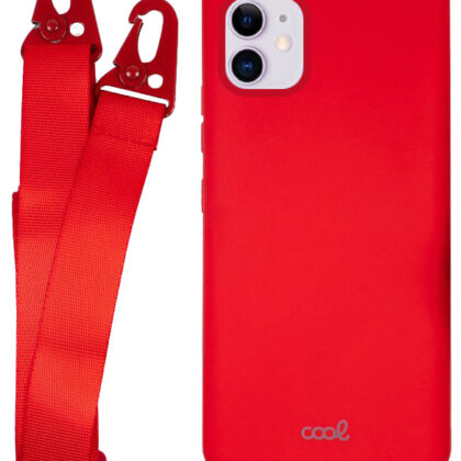 Capa iPhone 11 c/ Cinta Vermelho - COOL