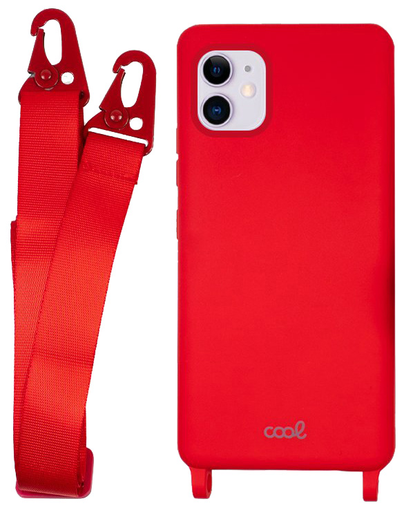 Capa iPhone 11 c/ Cinta Vermelho - COOL