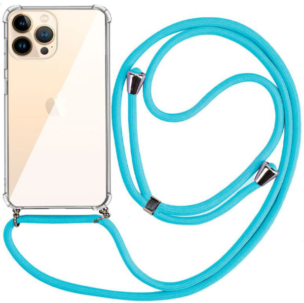 Capa iPhone 13 Pro Max c/ Corda Azul - COOL