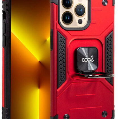 Capa iPhone 13 Pro Max Hard Ring (Vermelho) - COOL