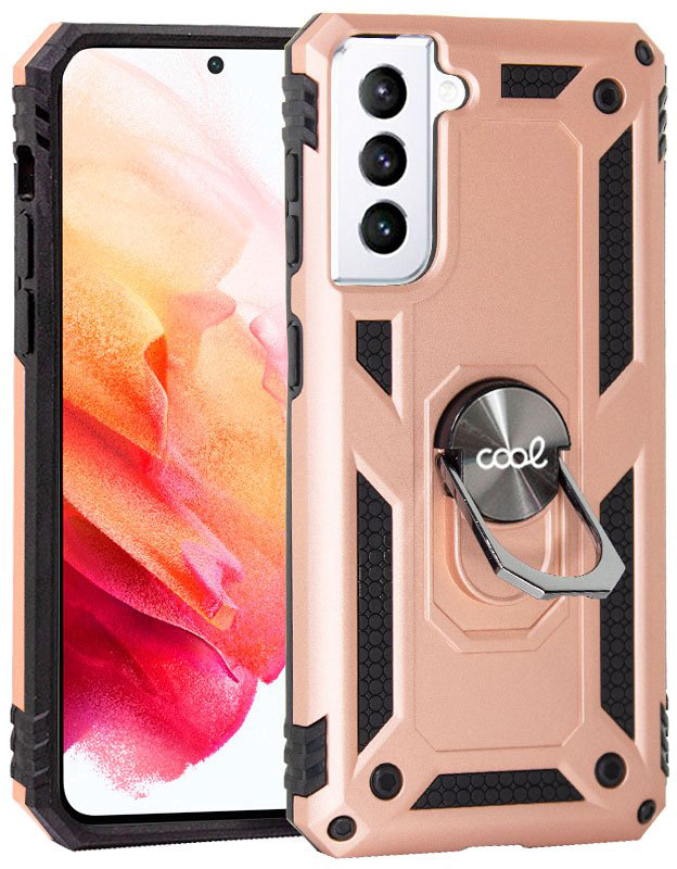 Capa Samsung G990 Galaxy S21 Hard Ring (Rosa Gold) - COOL