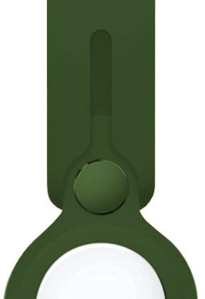 Bracelete Compatível c/ Airtag Silicone (Verde) - COOL