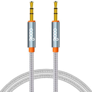 Cabo Audio 3,5mm - Jack 3,5mm Universal 1mts (Branco) - COOL