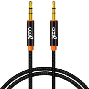Cabo Audio 3,5mm - Jack 3,5mm Universal 1mts (Preto) - COOL