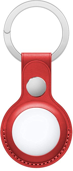 Bracelete Compatível c/ Airtag Couro (Vermelho) - COOL
