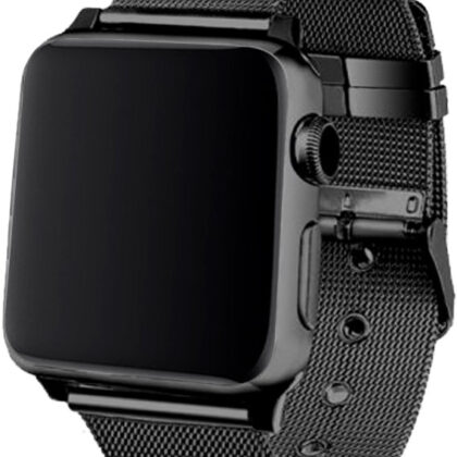 Correia Apple Watch Series 1/2/3/4/5/6/7/SE (38 / 40mm) Metal (Preto) - COOL