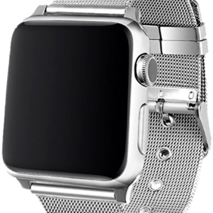 Correia Apple Watch Series 1/2/3/4/5/6/7/SE (42 / 44mm) Metal (Prateado) - COOL