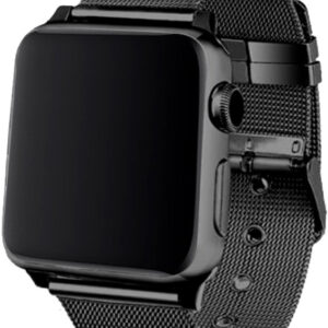Correia Apple Watch Series 1/2/3/4/5/6/7/SE (42 / 44mm) Metal (Preto) - COOL