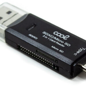 Leitor Cart?o de Mem?ria 3 em 1 (tipo C / Micro USB / USB) - COOL