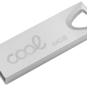 Pen Drive USB 64GB 2.0 Metal (Prateado) - COOL