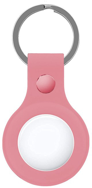 Bracelete Compatível AirTag Silicone (Rosa) - COOL