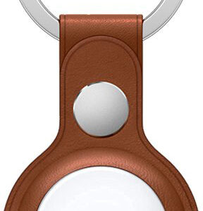 Bracelete Compatível AirTag Couro (Castanho) - COOL