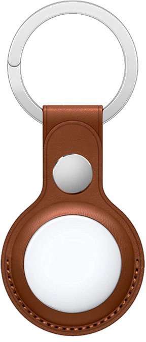 Bracelete Compatível AirTag Couro (Castanho) - COOL