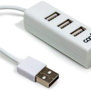 Hub USB 2.0 4 Portas USB (Branco) - COOL