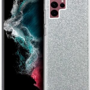 Capa Samsung S908 Galaxy S22 Ultra Glitter (Prateado) - COOL