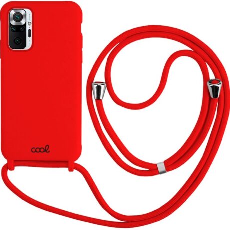 Capa Xiaomi Redmi Note 10 / Note 10s c/ Cabo (Vermelho) - COOL