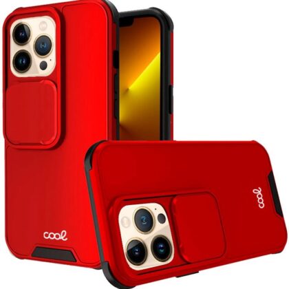 Capa iPhone 13 Pro Max Hard Câmera (Vermelho) - COOL