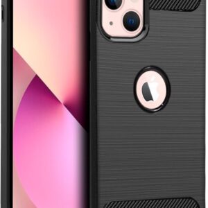 Capa iPhone 13 Carbono (Preto) - COOL