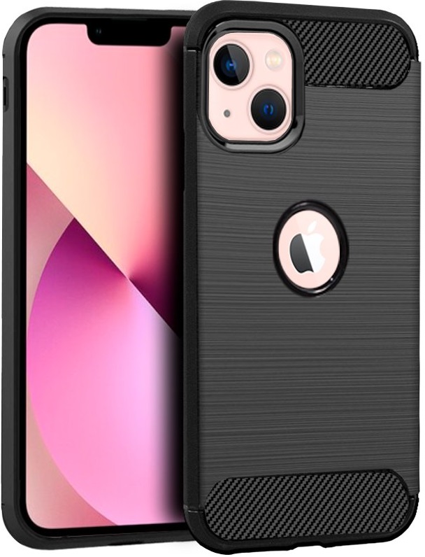 Capa iPhone 13 Carbono (Preto) - COOL