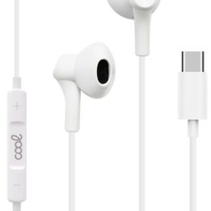 Auriculares Stereo USB Tipo-C (Branco) - COOL