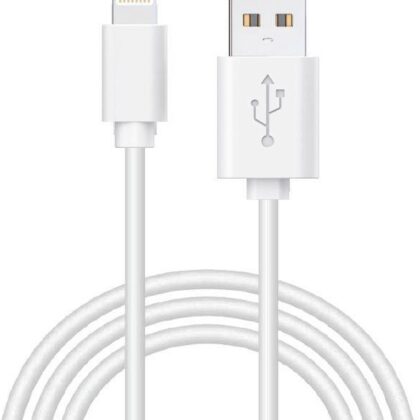Cabo USB Lightning p/ iPhone / iPad Branco (1,2 mts) - COOL