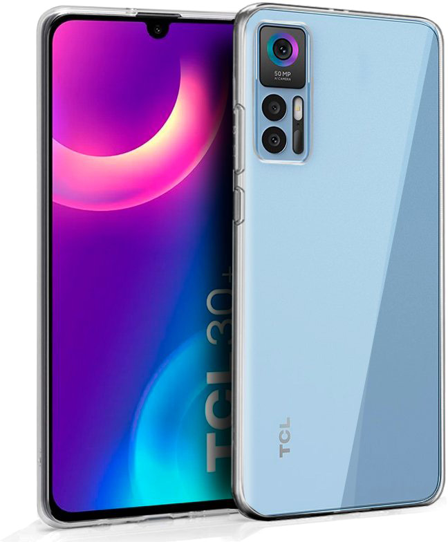 Capa Silicone p/ TCL 30 Plus / 30 / 30 5G (Transparente) - COOL