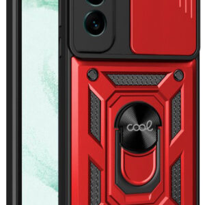 Capa p/ Samsung S906 Galaxy S22 Plus c/ Anel (Vermelho) - COOL