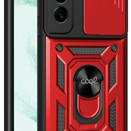 Capa p/ Samsung S906 Galaxy S22 Plus c/ Anel (Vermelho) - COOL