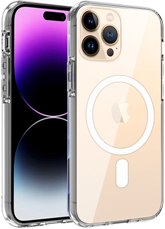 Capa Magnética iPhone 14 Pro Max Transparente - COOL