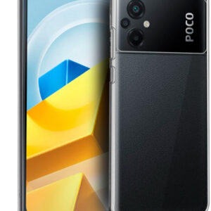 Capa de Silicone p/ Xiaomi Poco M5 (Transparente) - COOL