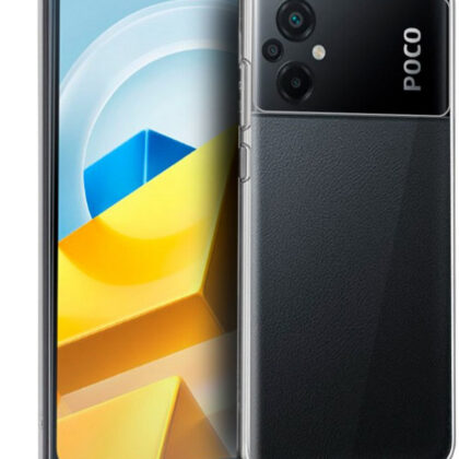 Capa de Silicone p/ Xiaomi Poco M5 (Transparente) - COOL