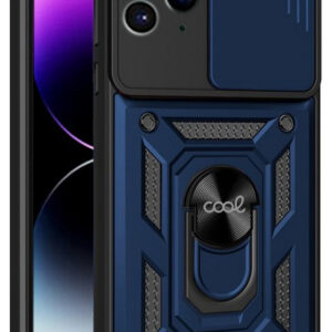 Capa c/ Anel p/ IPhone 14 Pro Max (Marinho) - COOL