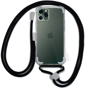 Capa c/ Cord?o p/ iPhone 14 Pro (Preto) - COOL