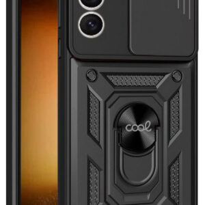 Capa c/ Anel p/ Samsung S911 Galaxy S23 (Preto) - COOL