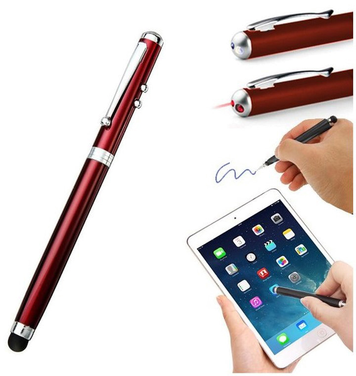 Caneta Stylus Universal c/ Laser Vermelho - COOL