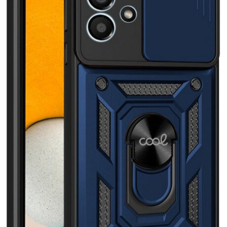 Capa c/ Anel p/ Samsung A136 Galaxy A13 5G / A04s (Azul Marinho) - COOL