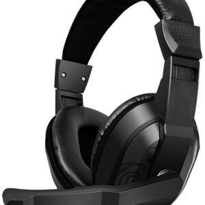 Auscultadores Stereo Dublin Office c/ microfone (Preto) - COOL