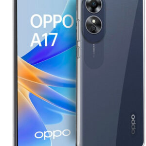 Capa de Silicone p/ Oppo A17 (Transparente) - COOL