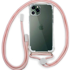 Capa c/ Cord?o p/ iPhone 14 Pro (Transparente) - COOL