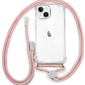 Capa c/ Cord?o p/ iPhone 14 Plus (Transparente) - COOL