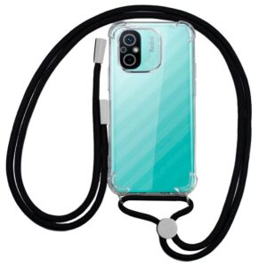 Capa p/ Xiaomi Redmi 12C Cord?o (Preto) - COOL